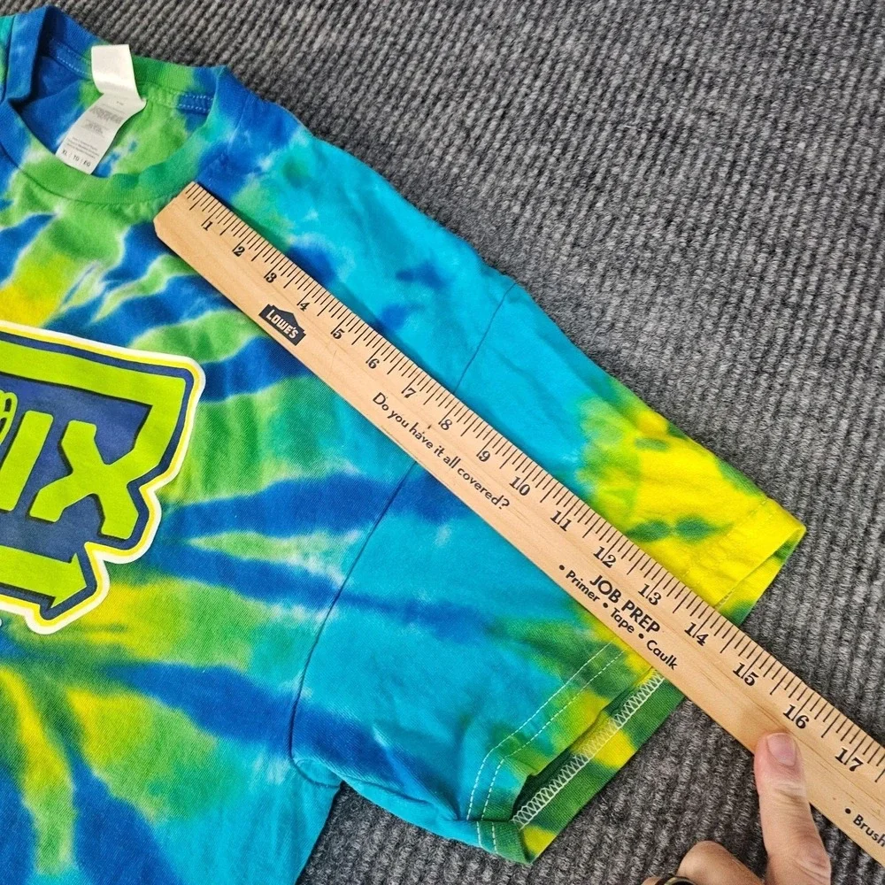 Jolly Rancher Remix Shirt Mens XL Multicolor Tie Dye Graphic Tee Candy Colortone